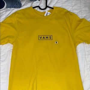 Yellow men’s vans t shirt